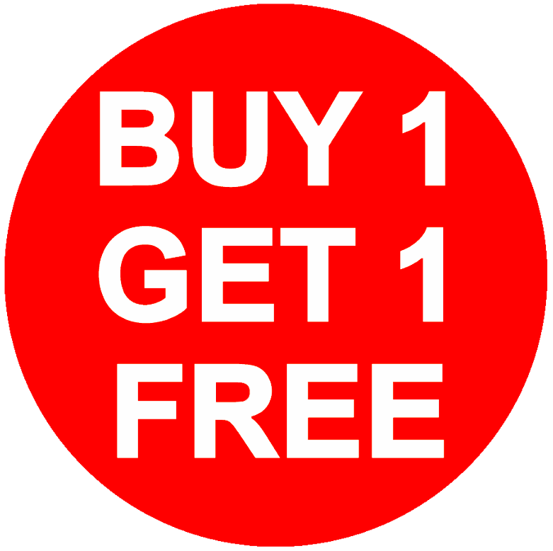Buy 1 get 1 free